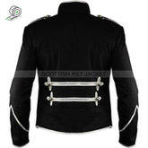 Steampunk Emo Punk Black Parade Coat For Goth Military Officer Made Of Cotton Jackets